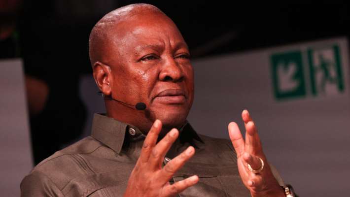 John Mahama, Ghana's president, during the Munich Security Conference in Munich, Germany, on Friday, Feb. 14, 2025.