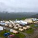 The camp at the Donlin Gold project in Alaska